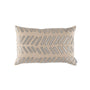 Lili Alessandra Peru Sm Rectangle Pillow Dark Sand / Platinum 14x22