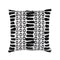 Lili Alessandra Peru Square Pillow White / Black 24x24 - Fig Linens and Home