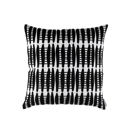 Lili Alessandra Ivy Square Pillow White / Black 22x22