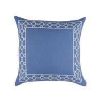 Thumbnail for Lynx Azure & White Euro Pillow by Lili Alessandra | Fig Linens