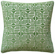 Labyrinth Velvet Emerald - Throw Pillow by Ryan Studio