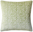 Labyrinth Velvet Sage - Throw Pillow by Ryan Studio