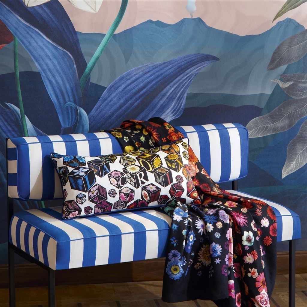 Fig Linens - Christian Lacroix Jardin Des Hespérides Multicolore Throw - Lifestyle