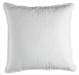 Lili Alessandra Emily White European Pillow