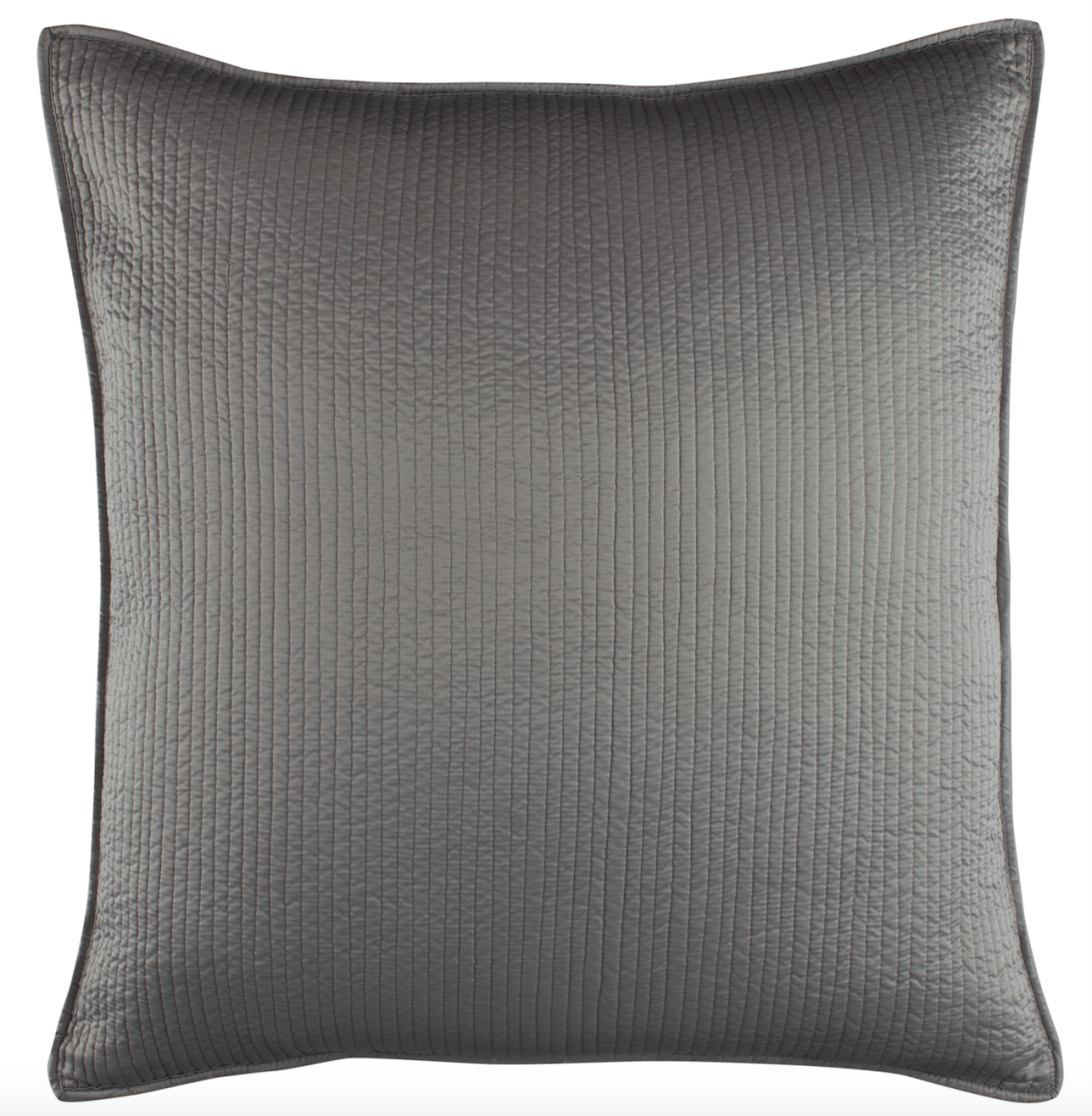 Lili Alessandra at Fig Linens - Retro Pewter Euro Pillow