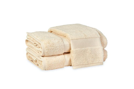 Matouk Lotus Champagne Bath Towels at Fig Linens