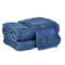 Matouk Lotus Indigo Bath Towels at Fig Linens