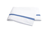 Lowell Azure Flat Sheet | Matouk at Fig Linens