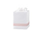 Lowell Tissue Box Cover in Pink | Matouk at Fig Linens