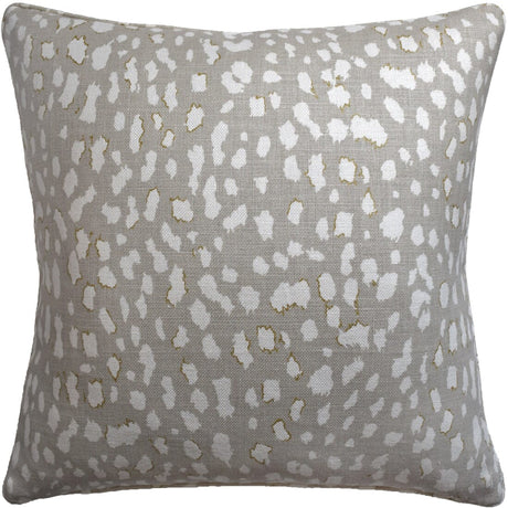 Lynx Dot Oyster - Throw Pillow by Ryan Studio