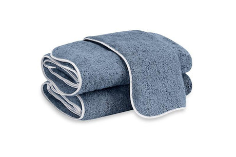 Cairo Wave Sea Bath Towels | Matouk at Fig Linens