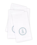 Matouk Carta Linens Guest Towels - Monogrammed in Letter A