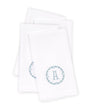 Matouk Carta Linens Guest Towels - Monogrammed in Letter A