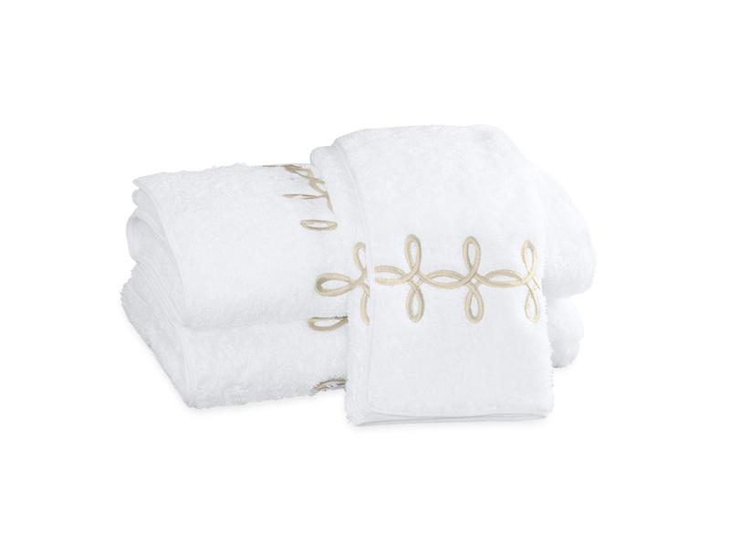 Matouk Gordian Knot Truffle Bath Towels