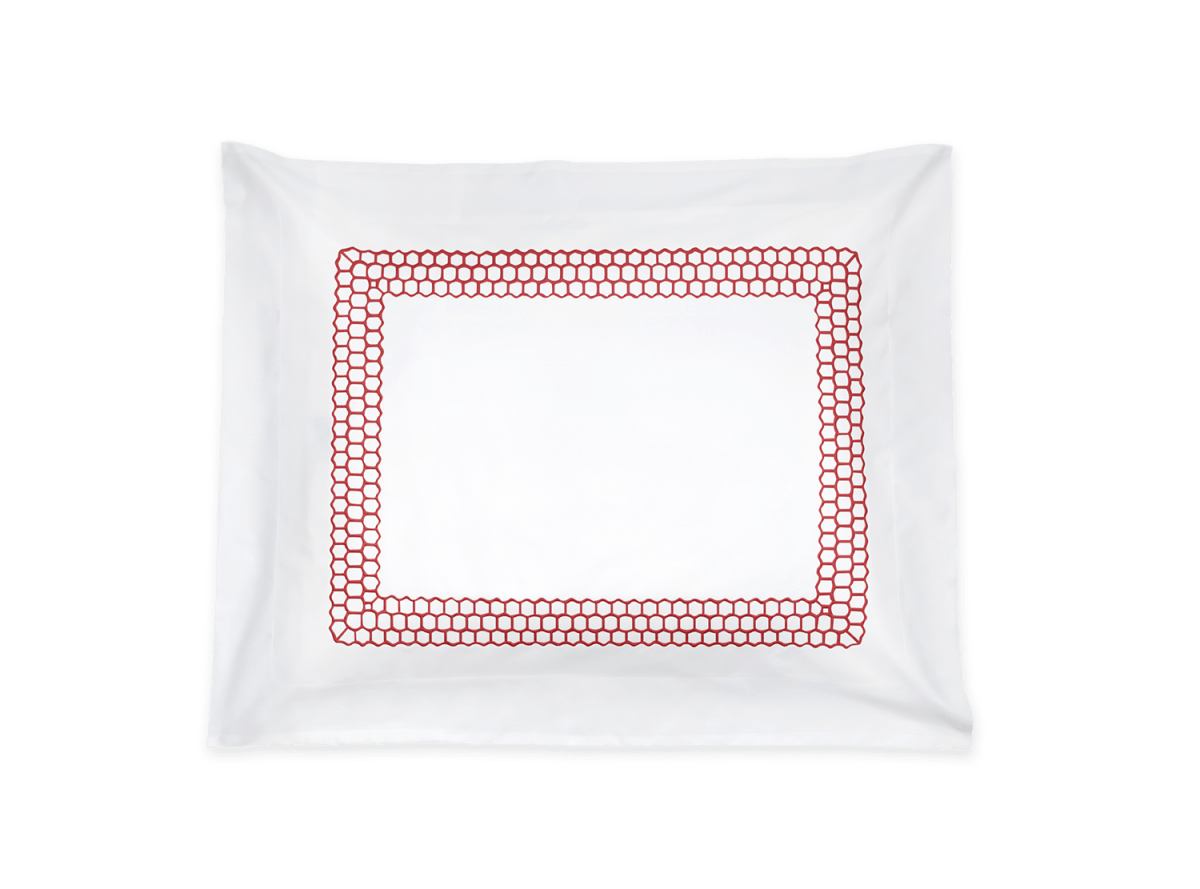 Liana Coral Sham - Matouk at Fig Linens