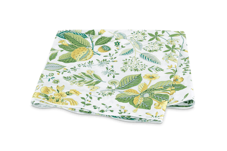 Matouk Schumacher Pomegranate Citrus Flat Sheet - Fig Linens