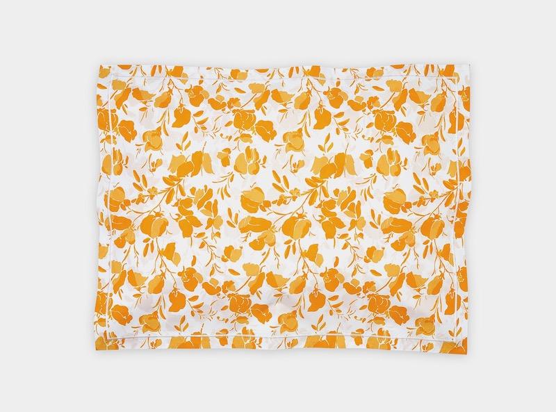 Matouk Alexandra Goldenrod Yellow Sham | Fig Linens