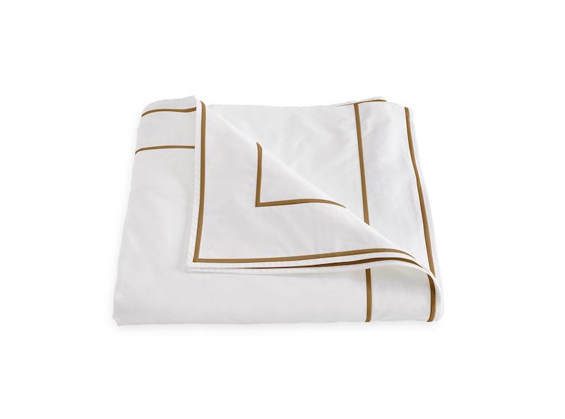 Ansonia Bronze Duvet Cover | Matouk at Fig Linens