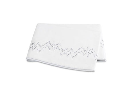 Aries Wave Flat Sheet | Matouk at Fig Linens