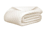 Matouk Ava Quilt in Ivory | Fig Linens