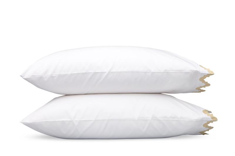 Aziza Honey Pillowcase | Matouk at Fig Linens and Home