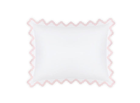 Aziza Pink Pillow Sham | Matouk Bedding at Fig Linens and Home