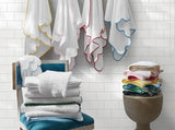 Matouk Towels - Cairo Scallop Towels and Tub Mats at Fig Linens and Home