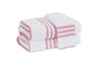 Beach Road Red Stripe Bath Towels by Matouk | Fig Linens