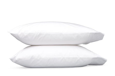 Bel Tempo White Pillowcases | Matouk at Fig Linens