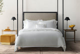 Bergamo Giza Bedding - Matouk Percale Sheets, Duvets, Shams at Fig Linens