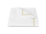 Matouk Bergamo Honey Duvet Cover | Fig Linens