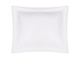 Matouk Bedding - Bergamo Hemstitch Pillow Sham in White - Fig Linens and Home