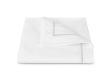 Matouk Bergamo Silver Duvet Cover | Fig Linens