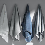 Matouk Cairo Wave Towels and Tub Mats at Fig Linens