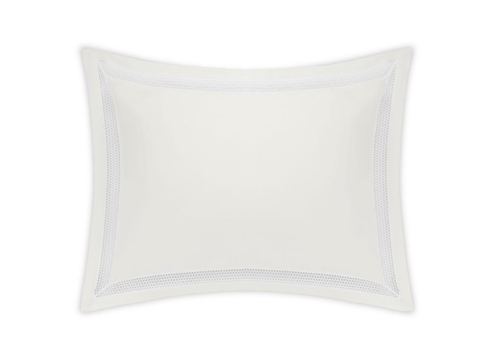 Cecily Bone Sham | Matouk Giza Percale at Fig Linens