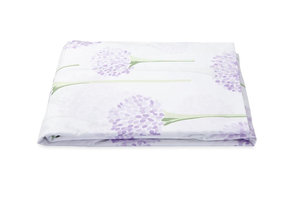 Matouk Charlotte Lavender Fitted Sheet | Fig Linens