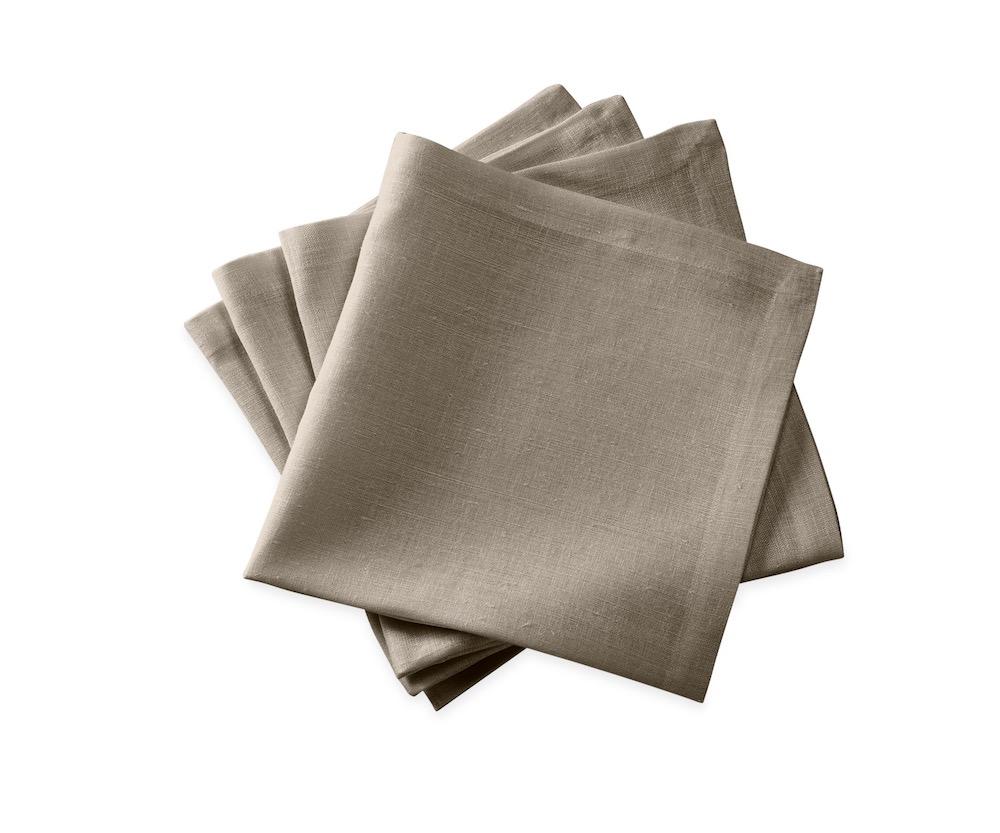 Chamant Stone Cocktail Napkins | Matouk at Fig Linens