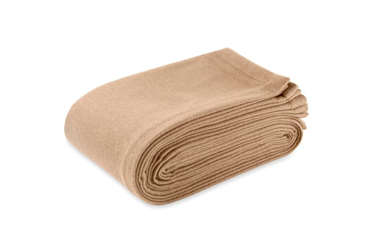 Blanket - Cosmo Forest Mocha Wool Blanket - Matouk at Fig Linens and Home