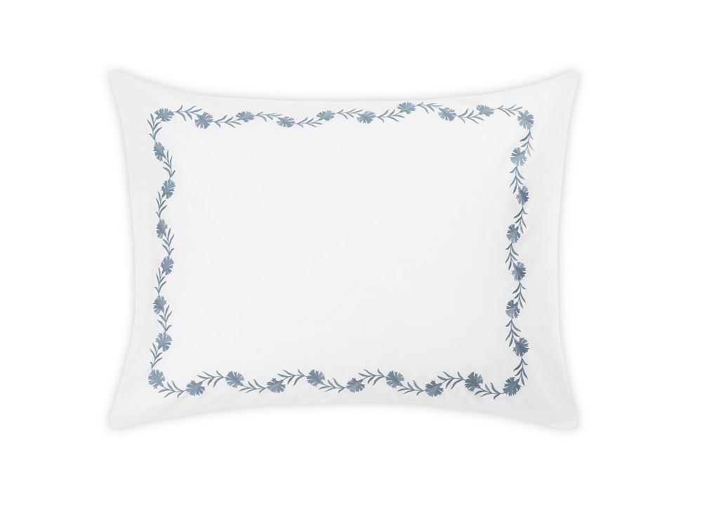 Daphne Hazy Blue Sham | Matouk at Fig Linens