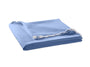 Azure Blue Duvet Cover - Matouk Diamond Pique Duvets at Fig Linens and Home