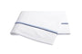 Essex Navy Flat Sheet | Matouk Percale Bedding