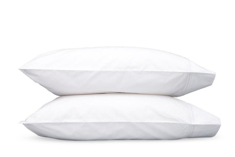 Essex White Pillowcases | Matouk Percale Bedding