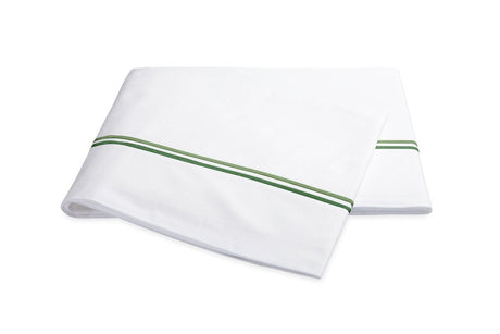 Essex Green Flat Sheet | Matouk Percale Bedding