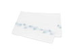 Matouk Feather Blue Flat Sheet - Giza Percale Bedding at Fig Linens