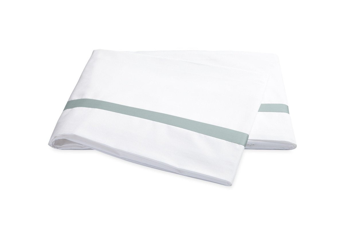 Flat Sheet - Matouk Lowell Opal Bedding at Fig Linens