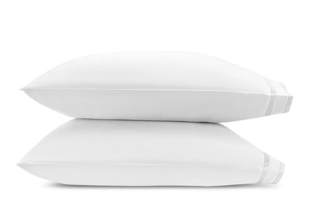 Matouk Grace White Pillowcases | Fig Linens and Home