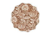 Round Circular Placemat - Granada Chestnut Placemats by Matouk Schumacher