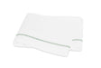 Matouk Hatch Green Flat Sheet | Fig Linens