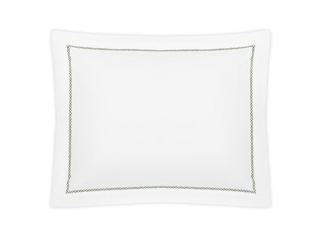 Matouk Hatch Green Pillow Sham | Fig Linens