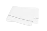 Matouk Hatch Platinum Flat Sheet | Fig Linens